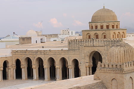 mosque, muslim, tunis, africa, architecture, building, islam