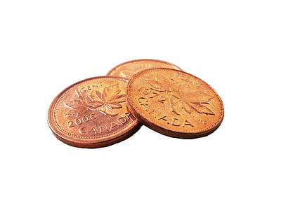 centavo, moedas de um centavo, moedas, moeda, dinheiro, moeda, em dinheiro