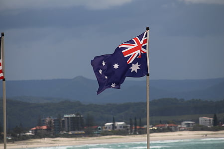 lippu, Australia, Australian lippu, symboli, Aussie, kuvake