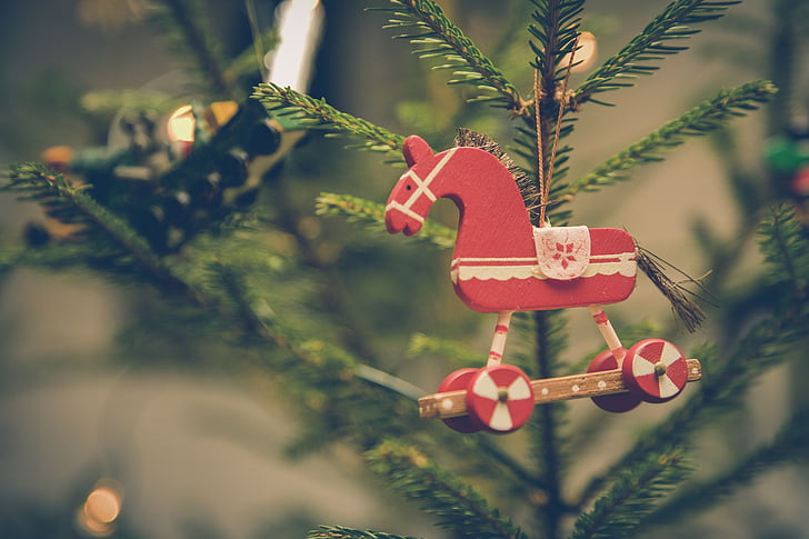 bulanıklık, Şube, kutlama, Noel, Noel dekorasyon, Noel ağacı, Renk