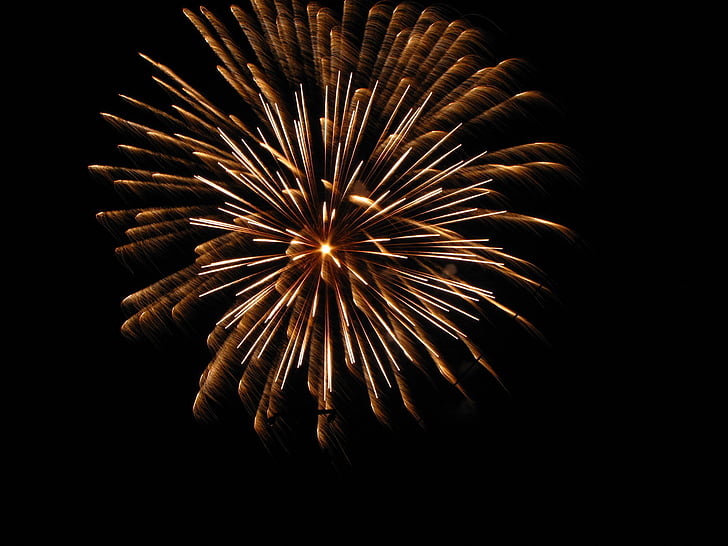 incendis, artifici, focs artificials, colors, festa, cap d any, Fira