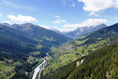 hauteur de piller, vallée de l’Inntal, Kaunergrat
