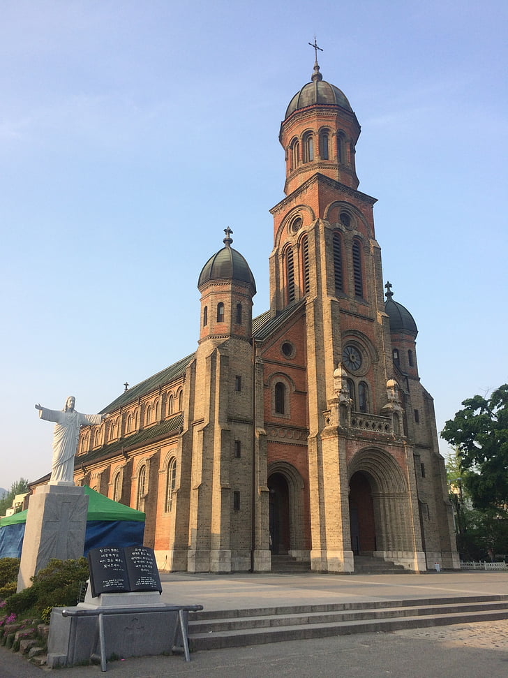 Catedral de elétrico, Jeonju, Catedral
