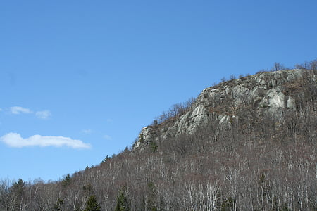 Jasper, Mountain, modrá obloha