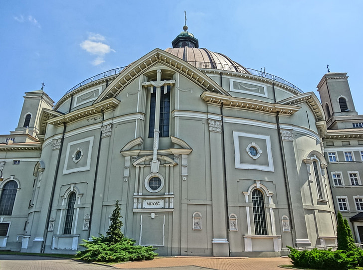 Basilique Saint-Pierre, Vincent de paul, Église, Bydgoszcz, Pologne, architecture, Église catholique