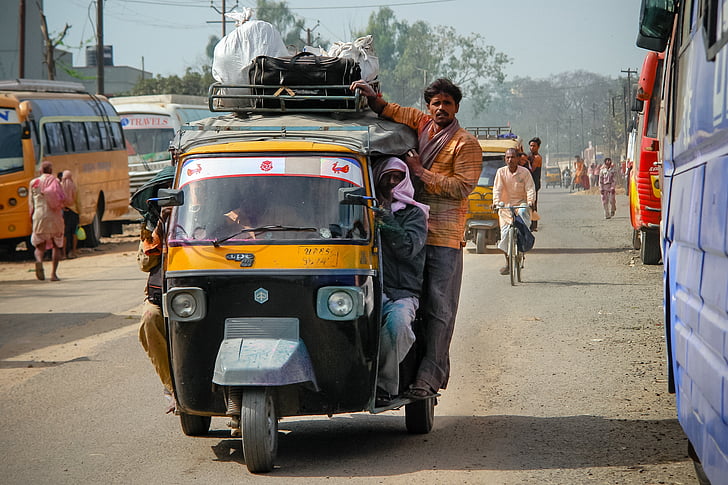 rickshaw, viatges, taxi, transport, transport, asiàtic, Turisme