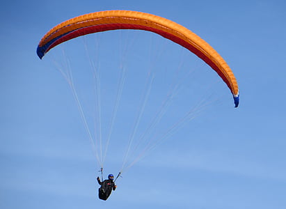 sport, paragliding, fly, ekstremsport, Flying, handlingen, hobbyer