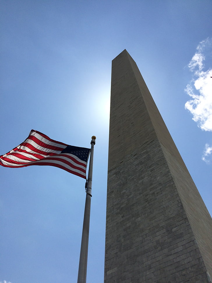 Ameerika Ühendriigid, lipp, Monument, Ameerika, sümbol, riikide, Isamaa