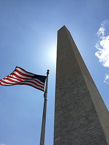 EUA, Bandera, Monument, nord-americà, símbol, Units, Patriòtica