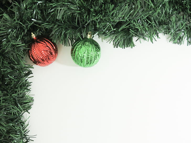 Christmas, ornamenter, julepynt, desember, Xmas, dekorative, hvit