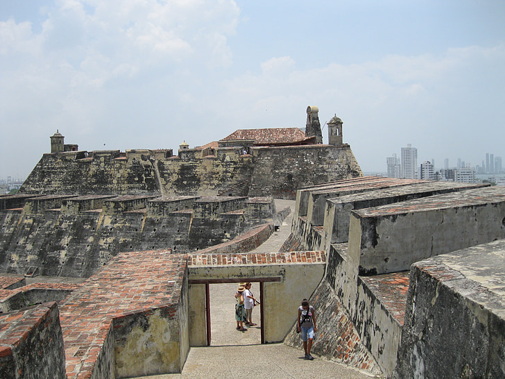 slottet, Cartagena, vegg