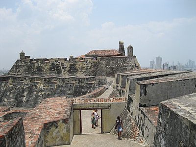 Castle, Cartagena, væg