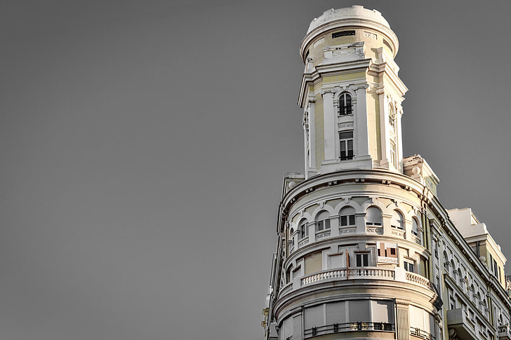 Valencia, hoone, taust, Euroopa, City, Hispaania, Landmark