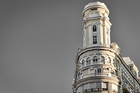 Valencia, edificio, Fondo, Europa, ciudad, España, punto de referencia
