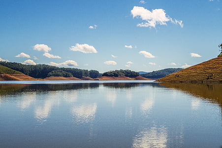 Barajı, su, São paulo, paraibuna, manzara, Weir, gölet