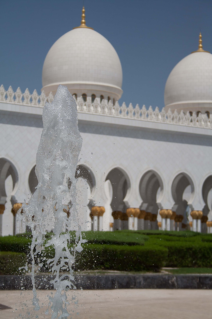 mosque, water, muslim art, religious, pray, culture, architecture