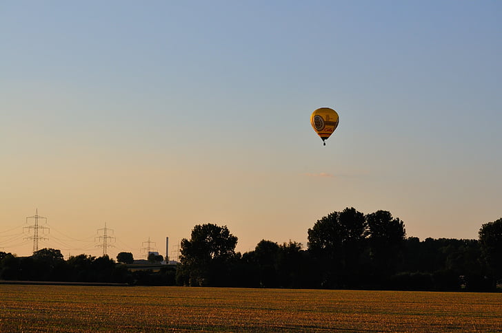 μπαλόνι, βόλτα με αερόστατο, αερόστατο ζεστού αέρα, που φέρουν, φύση, ουρανός, όχημα αέρα