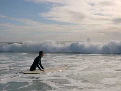 Surf, våg, Australien, Baron bay, surfbräda, surfing, havet