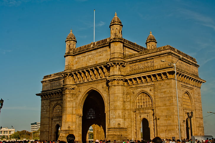 Gateway för Indien, Mumbai, Gate, arkitektur, monumentet, Indien, Gateway