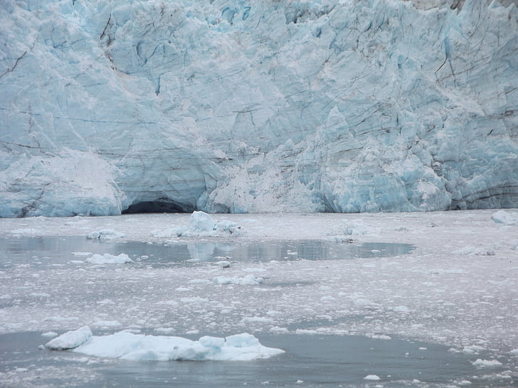 Alaska, glaciar de, hielo, iceberg