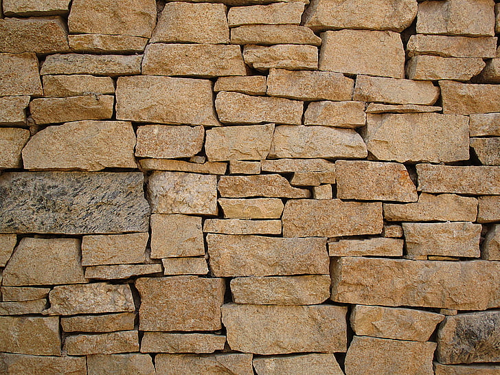 construção, alvenaria, padrão, formas, parede de pedra, pedras, textura