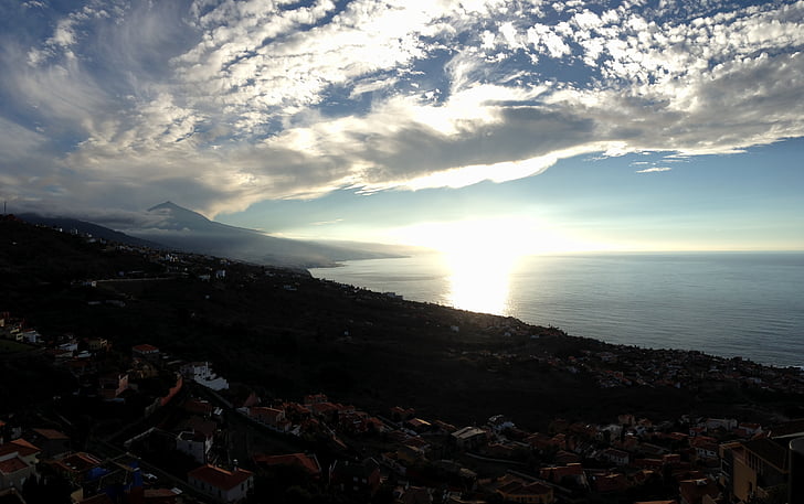 sexta-feira, Instagram, pensamento, paisagem, Tenerife, Acho que, pensativo