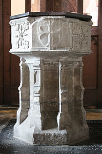krštenje, fonta, Crkva Svetog Michaela, sittingbourne, St michael sittingbourne, Crkva, religija