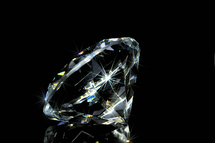 Diamond, ædelsten, størrelse, facetter, krystal, abstrakt, baggrunde