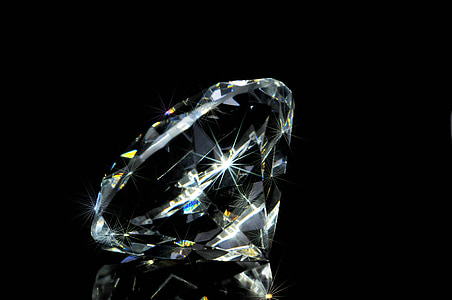 diamant, edelsteen, grootte, facetten, Crystal, abstract, achtergronden