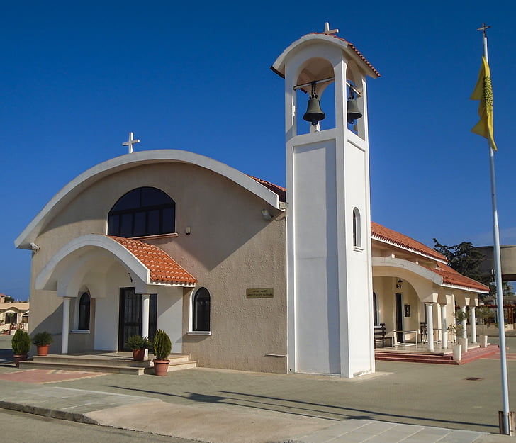Ciprus, Kato Polemidia, templom, ortodox