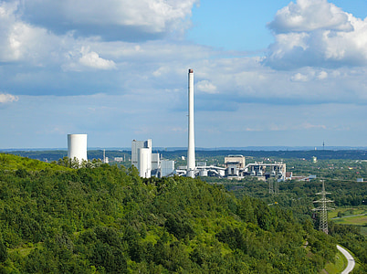 elettronucleare herne, Herne, centrale elettrica, discarica hoheward, industria, Herten, regione della Ruhr