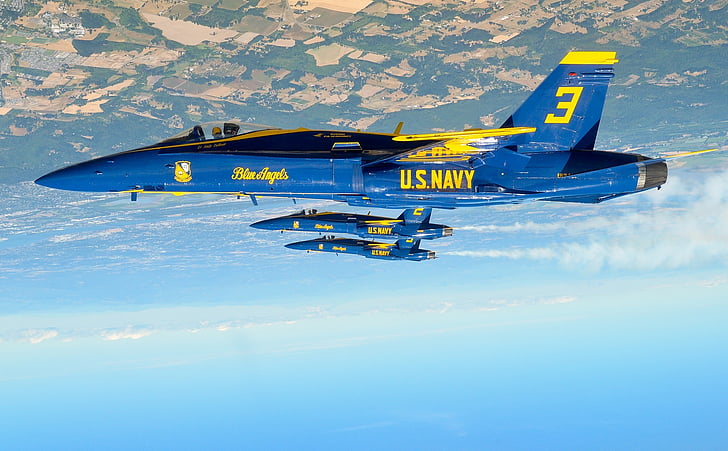 Blue angels, Marine, Precision, avions, formation, sortie, manœuvres