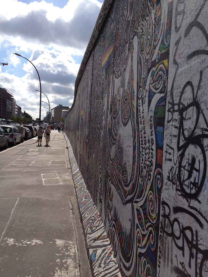 Berliner Mauer, Deutschland, Ost-Berliner, West-Berliner, historische, Symbole, Zeichen