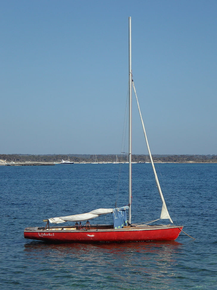 boot, sailing boat, anchor, concerns, water, sea, ship