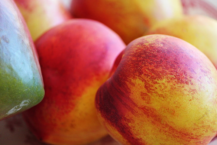 nektarīniem, Mango, augļi, jauks, veselīgi, garšīgi, vitamīnu