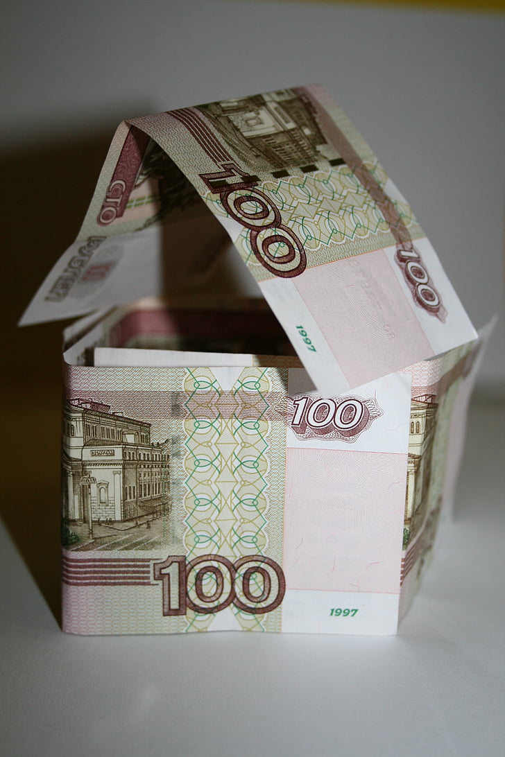 money, ruble, bills, 100 rubles