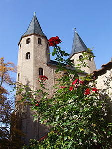 Michael kamen, samostan, smola, zgrada, povijesno, Crkva