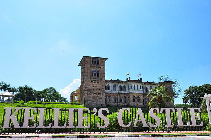 Kellie slott, slott, Ipoh, Perak, Malaysia, gammal byggnad, arkitektur