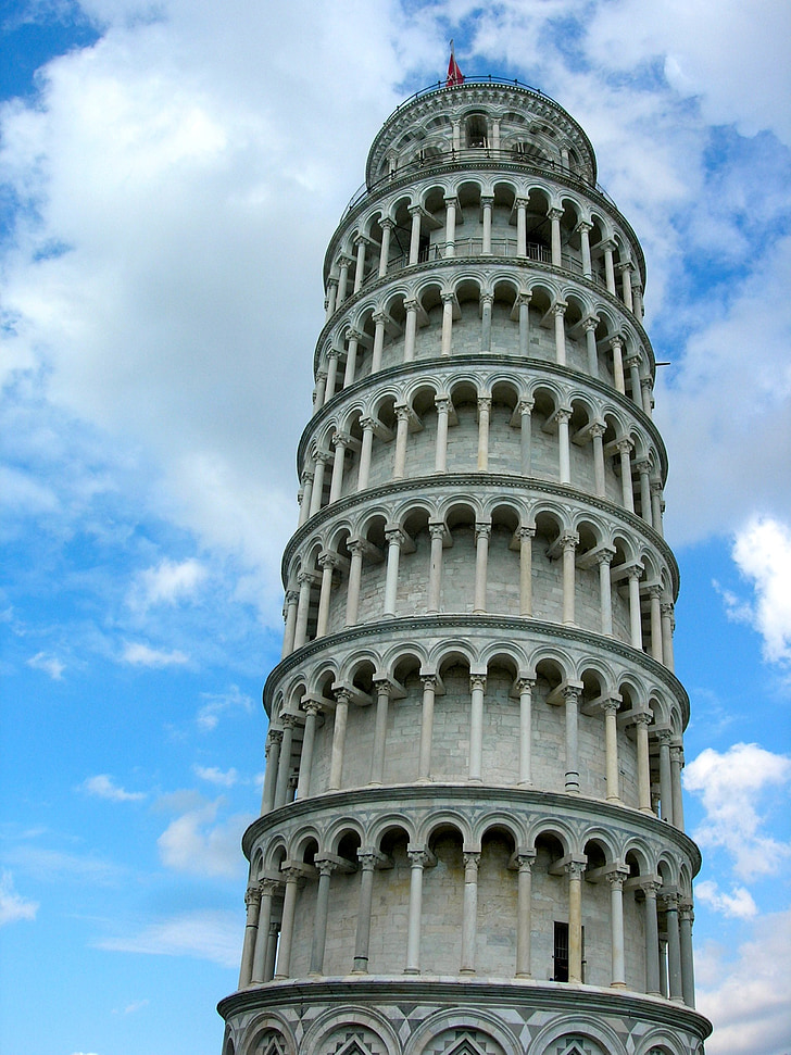 věž v Pise, Pisa, Itálie