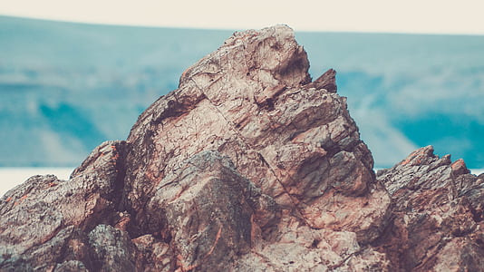 Close-up, buitenshuis, Rock, Rocky, steen, zee, Rock - object