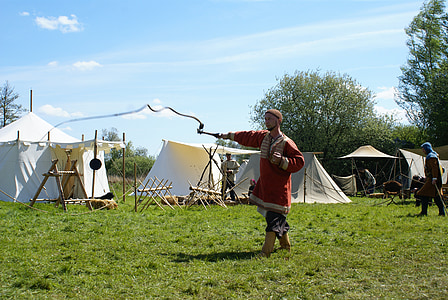 鞭子, 中世纪, 帐篷, 中世纪市场, 显示