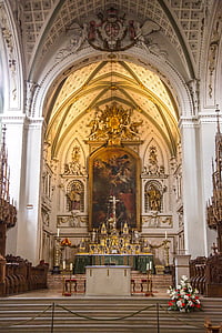 Constance, Münster, Konstanz cathedral, Sanctuary, kostol, oltár, Bazilika