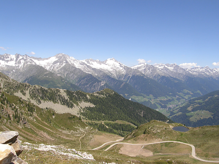 Dél-Tirol, arntal, St, Johann, zillertaleralpen
