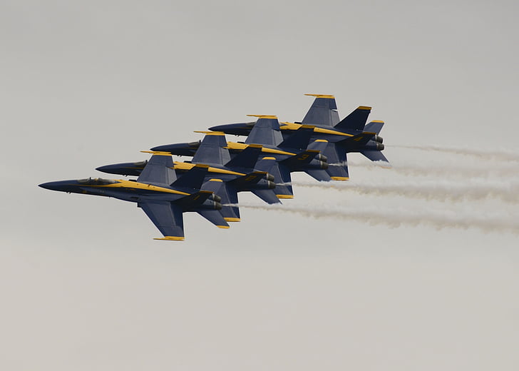 Blue angels, Marine, Precision, avions, formation, sortie, manœuvres
