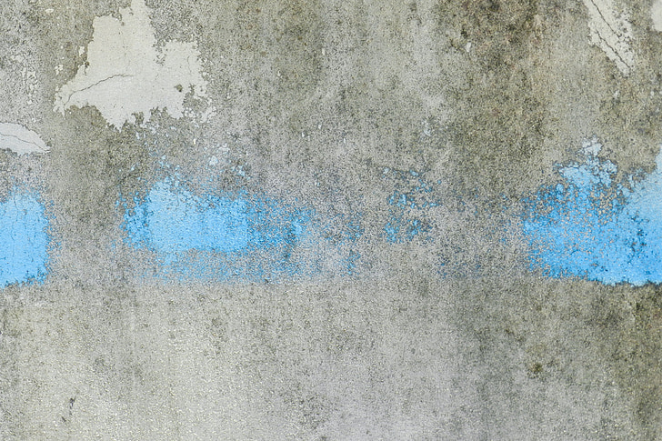 Nástenné, abstraktné, betón, sivá, biela, modrá, svetlo modrá