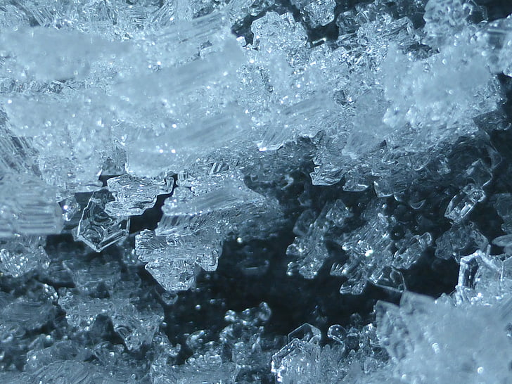 ľad, Crystal, zimné, za studena, sneh, ľadovej, Príroda