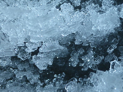 jég, kristály, téli, hideg, hó, jeges, természet
