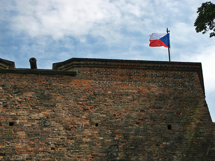 Cannon, forteresse, Château, mur de Château, briques, attraction touristique, Moyen-Age
