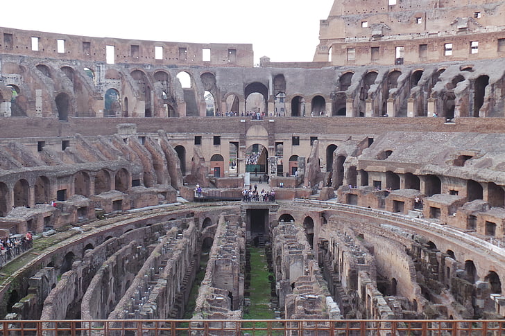 Rome, Kolizejs, Gladiator, Arena, orientieris, kultūra, drupas