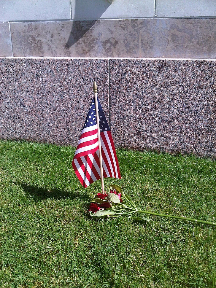 kirkegården, amerikanske kirkegården, Normandie, krigen, d dag, amerikanske, landing